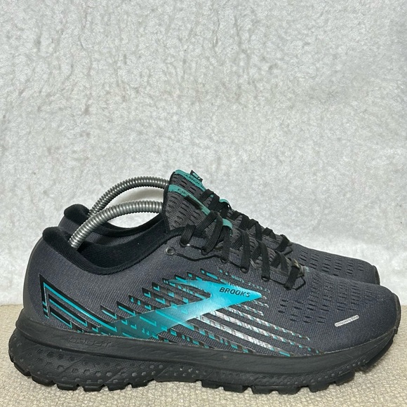 Brooks Shoes - Brooks Womens Black Ghost 13 Gortex Running Athletic Sneakers Shoes SZ US 7.5